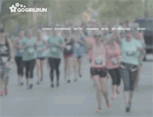 Tablet Screenshot of gogirlrun.com